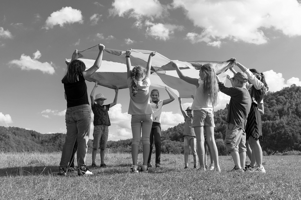 Youth camp at Pariisi Resort, children in nature