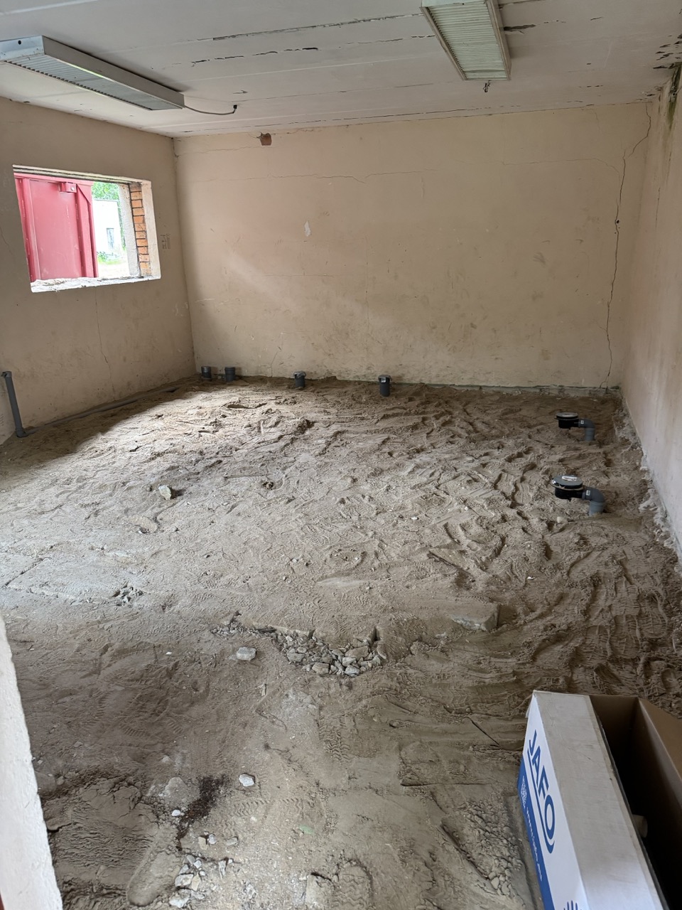 Washrooms being renovated at Pariisi Resort